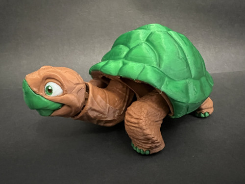 Flexi Veselá Želvička - 10 cm - 3D tisk — foto 3