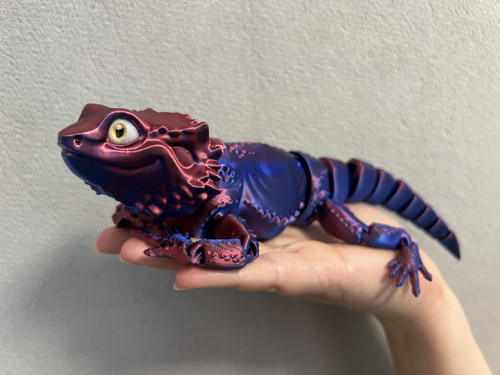 Agama Vousatá - 26 cm - 3D Tisk — foto 2