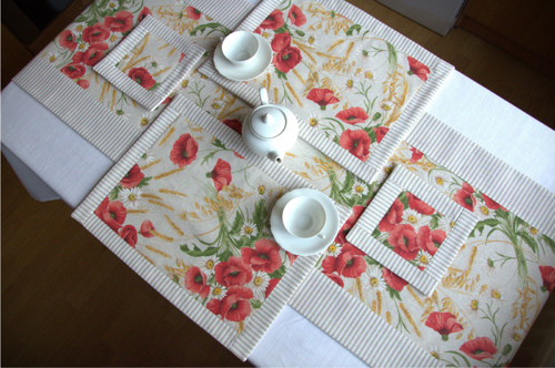 Běhoun 42x138 - Fleurs lem pruhy — foto 4