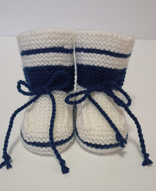 Pletené bačkůrky - 9 cm — foto 2