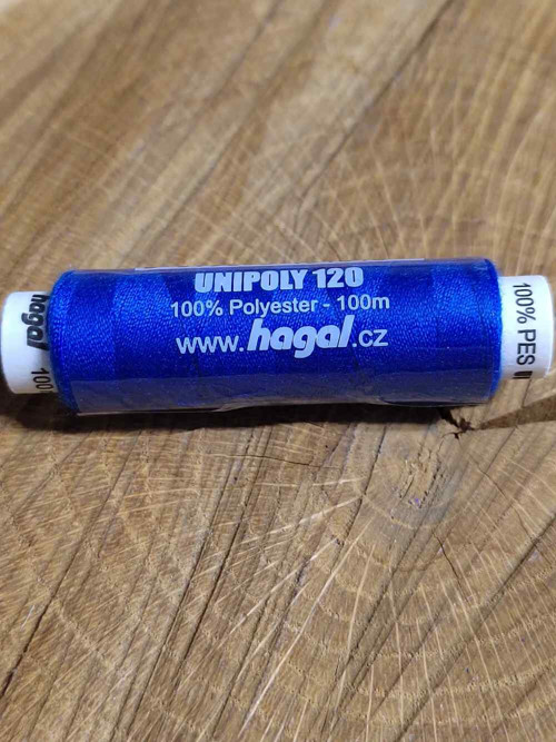 Polyesterové nitě Unipoly návin 100 m 556 Dark — foto 2