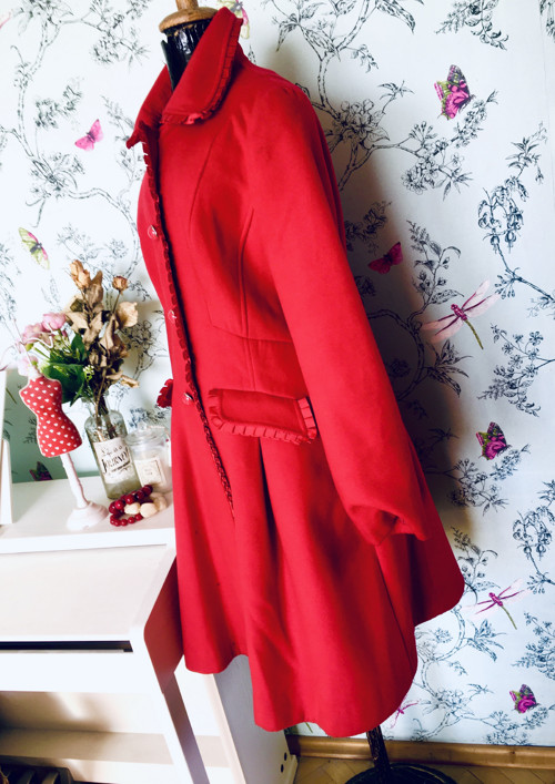Kabát retro red originální — foto 4