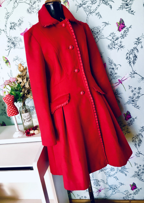 Kabát retro red originální — foto 3