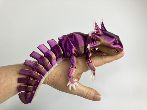 Axolotl L - 3D tisk — foto 2
