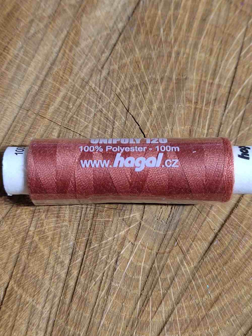 Polyesterové nitě Unipoly návin 100 m 734 Ginger B — foto 2
