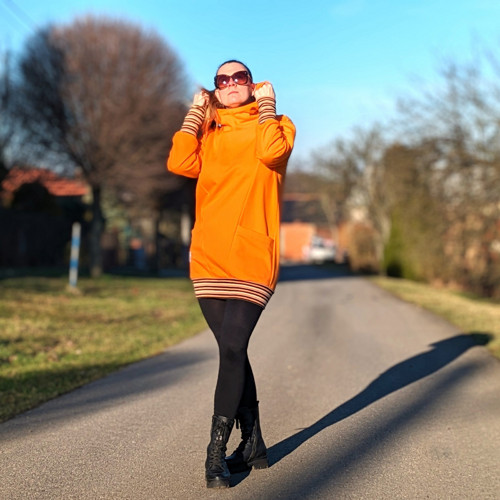 Mikina TULP neon orinž — foto 2
