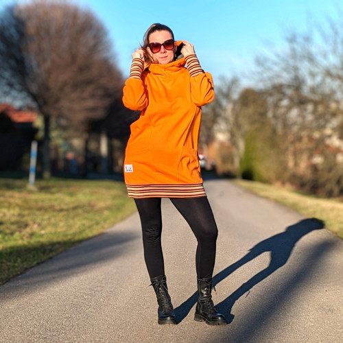 Mikina TULP neon orinž — foto 3