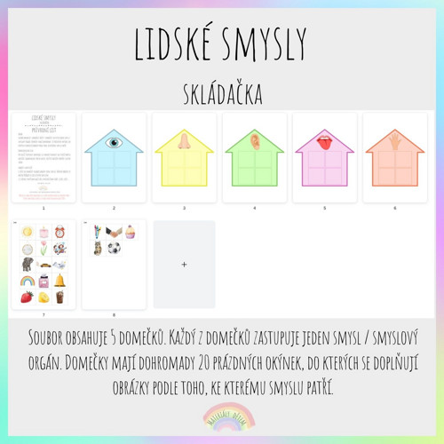 Lidské smysly, skládačka — foto 2