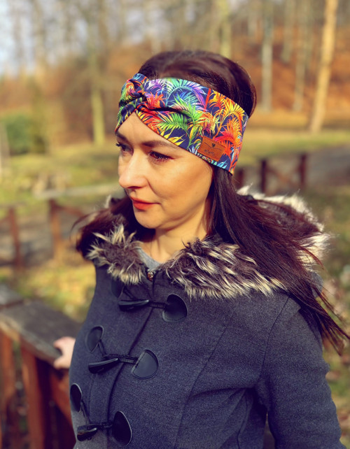 Pestrobarevná čelenka SKLADEM — foto 2