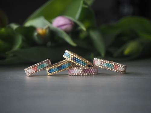 Prsten Miyuki "Dreamy Triangles" — foto 3