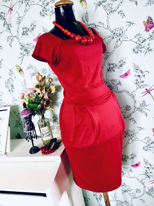 Šaty retro red padesátkové — foto 3
