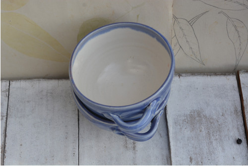 Modré misky s úchytkou, 0.5 l — foto 2