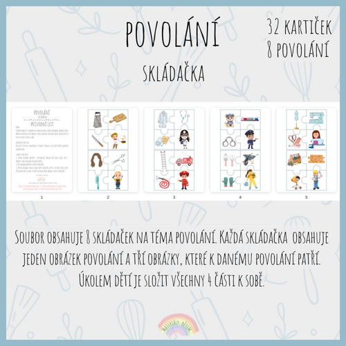 Povolání, skládačka — foto 2