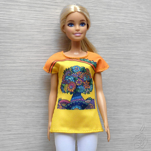 Barevné tričko pro Barbie — foto 2