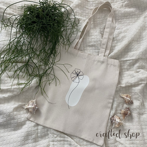Plátěná taška boho (měnící barvu) — foto 2