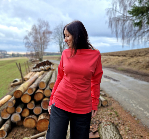 Broskvová mikina Isla...S — foto 3