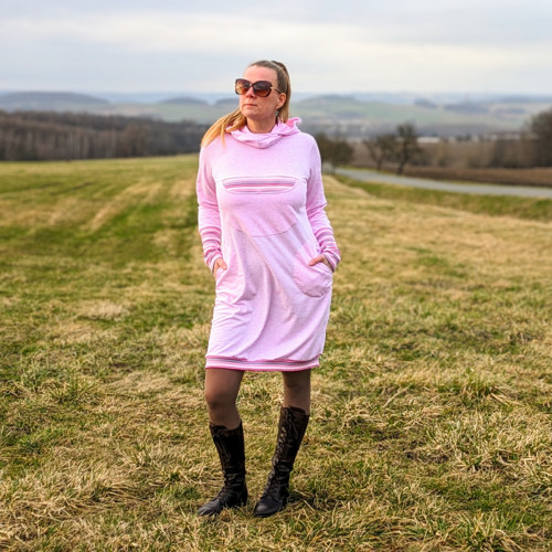 Šaty SKIPP pastel růžová — foto 3