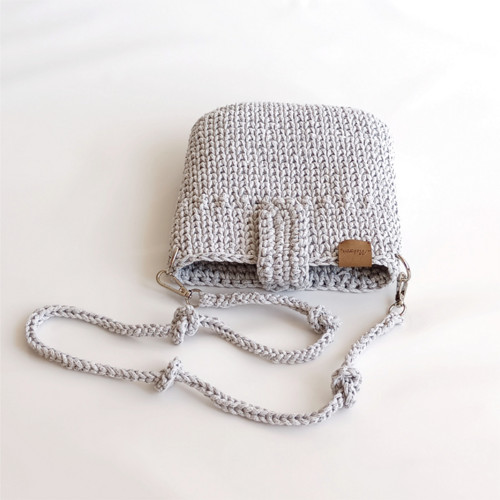Crossbody světle šedá — foto 5