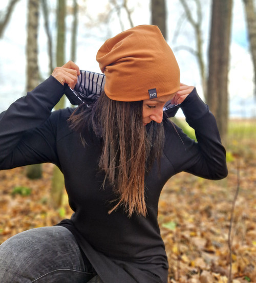 Skořicová čepice...UNI — foto 2