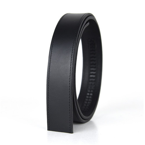 Kožený remeň pre automatické pracky, 3.5cm, čierny — foto 2