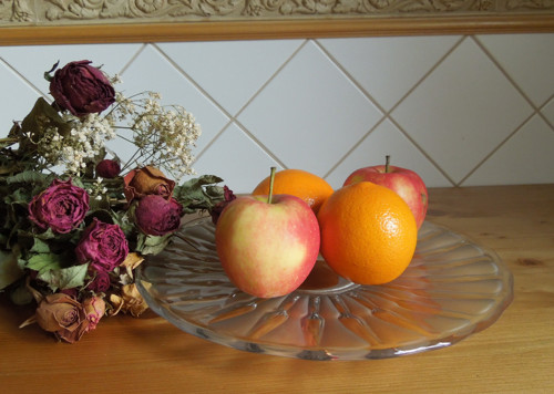 Skleněná značená mísa (talíř) — foto 2
