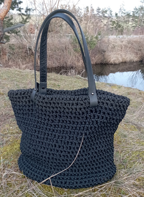 Kabelka háčkovaná "nera" — foto 2