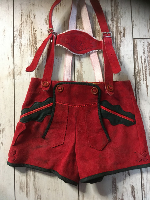 Dětské Lederhose s padacím mostem — foto 3