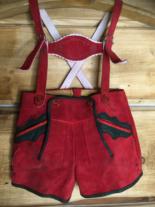 Dětské Lederhose s padacím mostem — foto 6