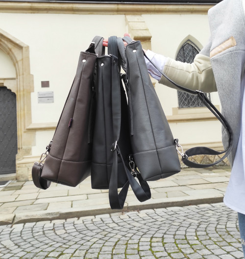 Cora backpack šedá — foto 4