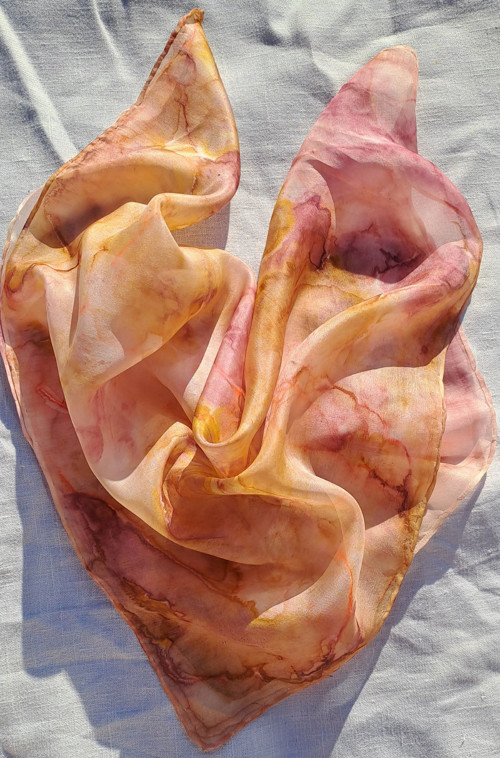 Barevné písky - šátek 65 x 65 — foto 3