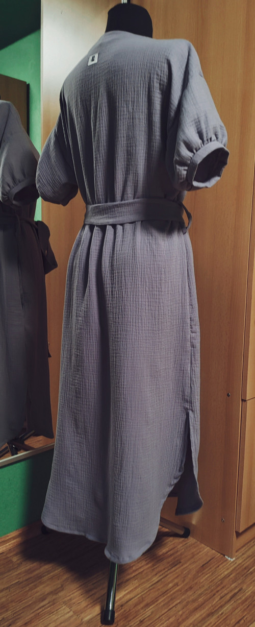 Šaty - MUŠELÍN - lila — foto 2