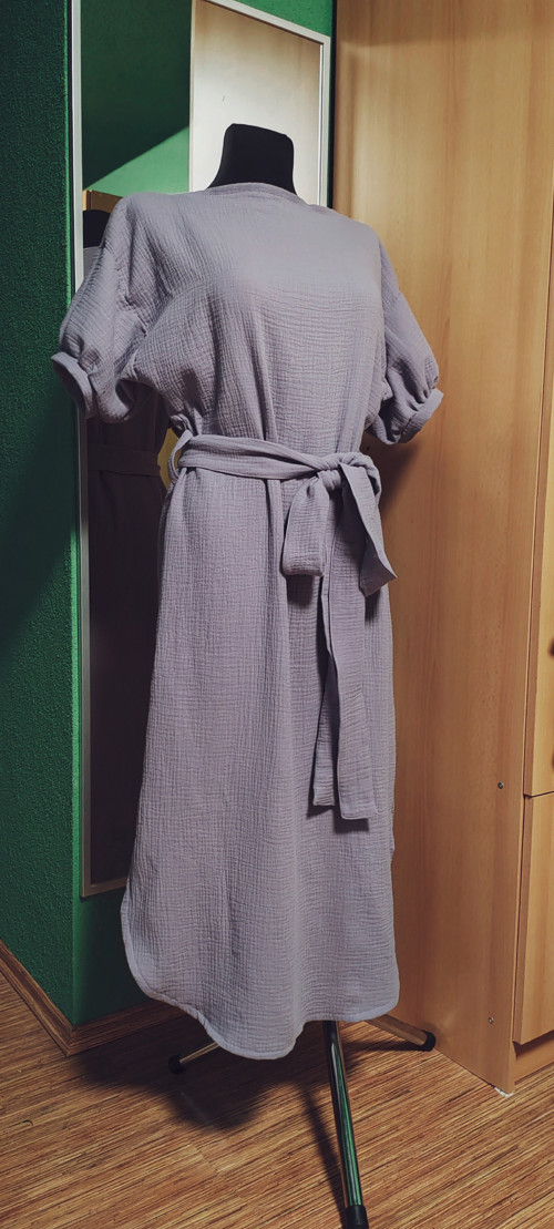 Šaty - MUŠELÍN - lila — foto 3