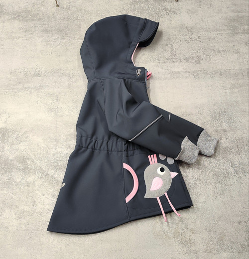 Rostoucí softshell bunda...vel. 86/92 SKLADEM — foto 4