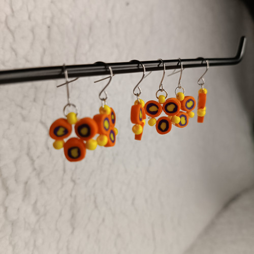 FIMO náušnice 2 — foto 2