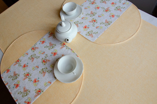 Prostírání oválné - Apricot dreaming — foto 6