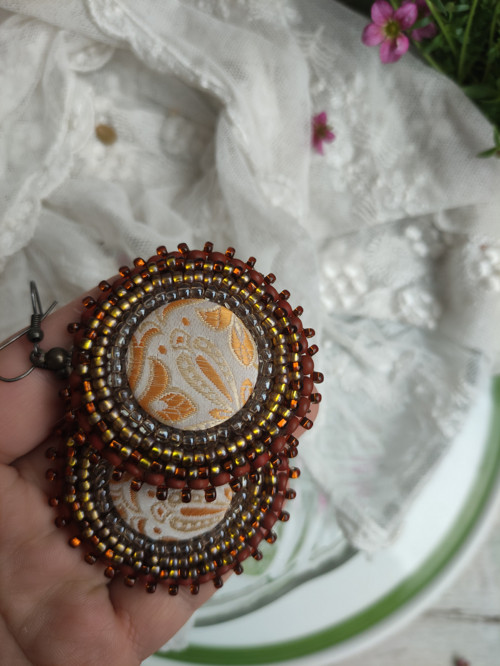 Sleva! ...brocade earrings n.12 — foto 2