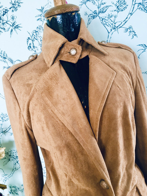 Sako italské,semiš look — foto 2