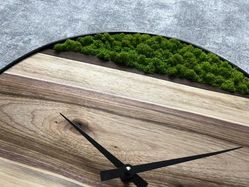 MECHOVÉ HODINY pr. 40cm – ČERNÝ OŘECH — foto 4