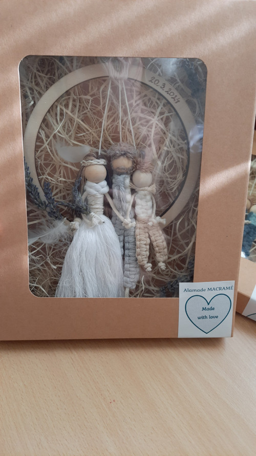 Svatební macramé rodina s dětmi 3 — foto 2