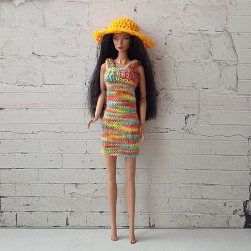 Barbie, FR, Integrity - šaty, kabátek, klobouček — foto 2