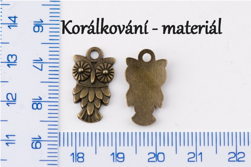 Přívěsek Sova 4Ks — foto 3