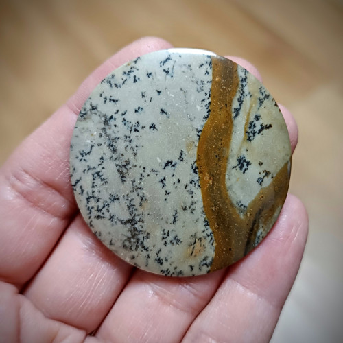 Jaspis, ID 3633, průměr 45 mm — foto 2