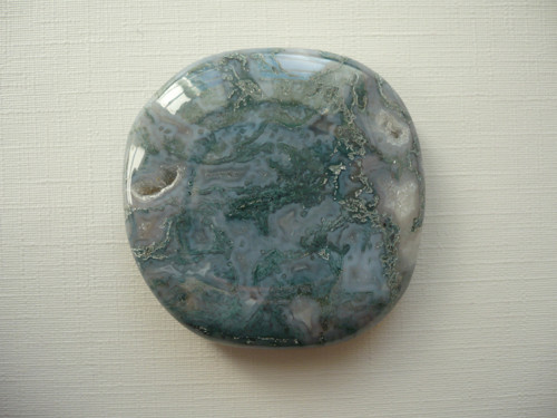 Placka - achát mechový 44 mm, č.273 — foto 2