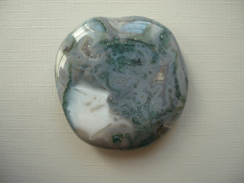 Placka - achát mechový 41 mm, č.167 — foto 2