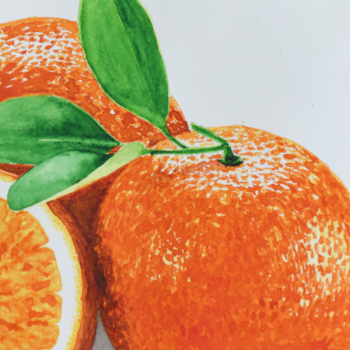 Akvarel "Oranges" — foto 3