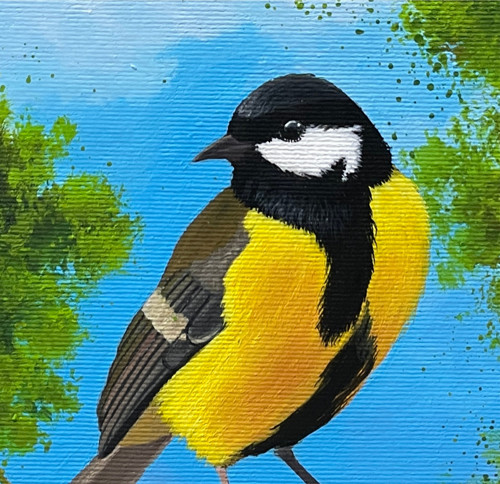 Sýkorka - 20x20cm — foto 2