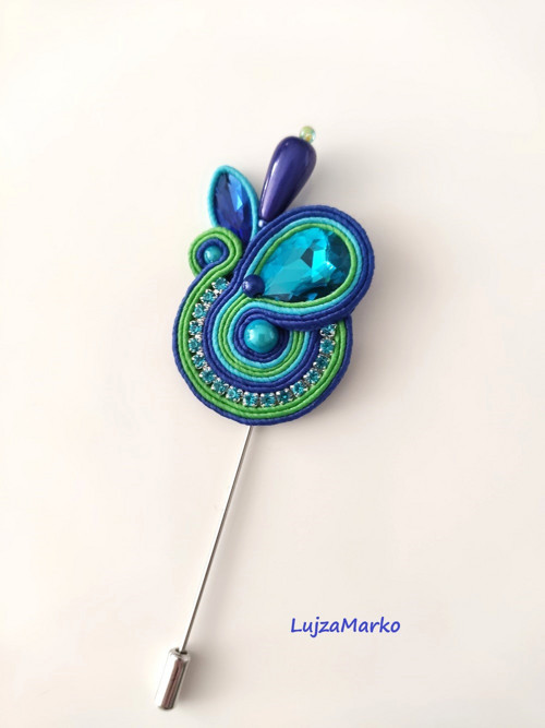 Melita soutache / sutaš brož — foto 3