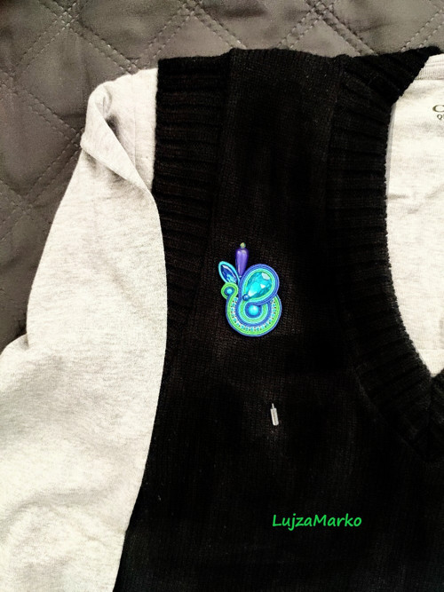 Melita soutache / sutaš brož — foto 5