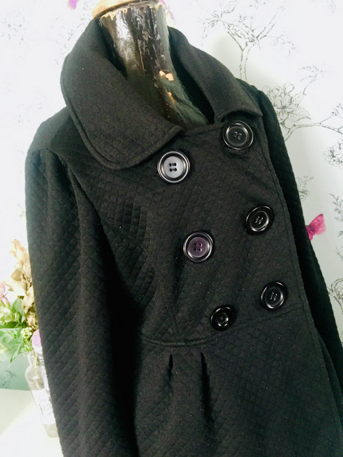 Kabát klasika black — foto 4