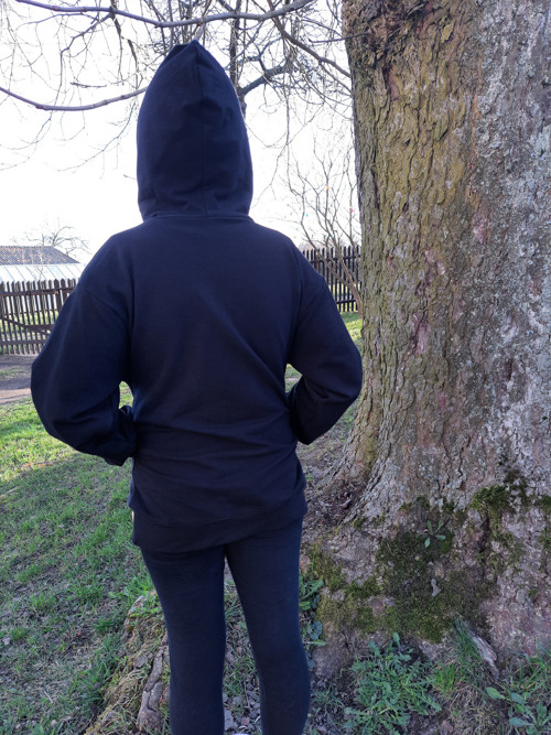 Mikina oversize - Rainbow wolf vel. 164 — foto 4